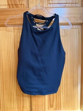 ALO YOGA | Black Strappy Back Women’s Tank Top